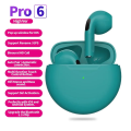 AirPods Pro 6 Hi-Fi Wireless Airbuds 5.0 Bluetooth Earphone Slim small size with Charging Case White. 