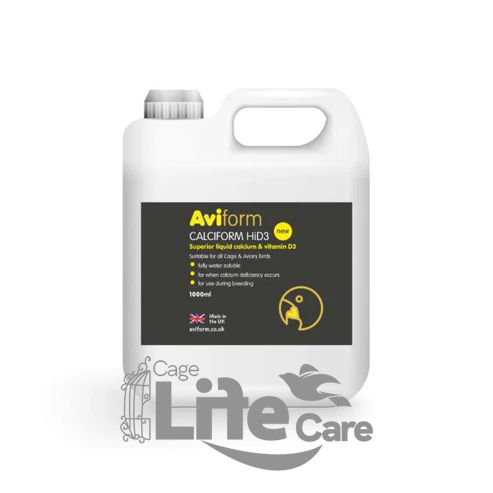 CALCIFORM HiD3 in Loose & Company Packing Liquid Calcium for Cage & Aviary Birds ( UK Aviform ) Imported