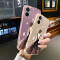 dienya For VIVO Y15S Case Plating Side Edge Square New Design Fashion Princess Girl Phone Cases Pattern Silicone Casing Full Back Cover Camera Protect Shockproof Softcase. 