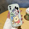 chenyyka For Huawei Mate 20 Mate 20 Pro Case Cartoon Winnie the Pooh Pattern Colorful Lovely Cream Wave Border Soft Clear Shockproof Phone Cases Creative Camera Transparent Casing Simple Gentle Protective Cover. 