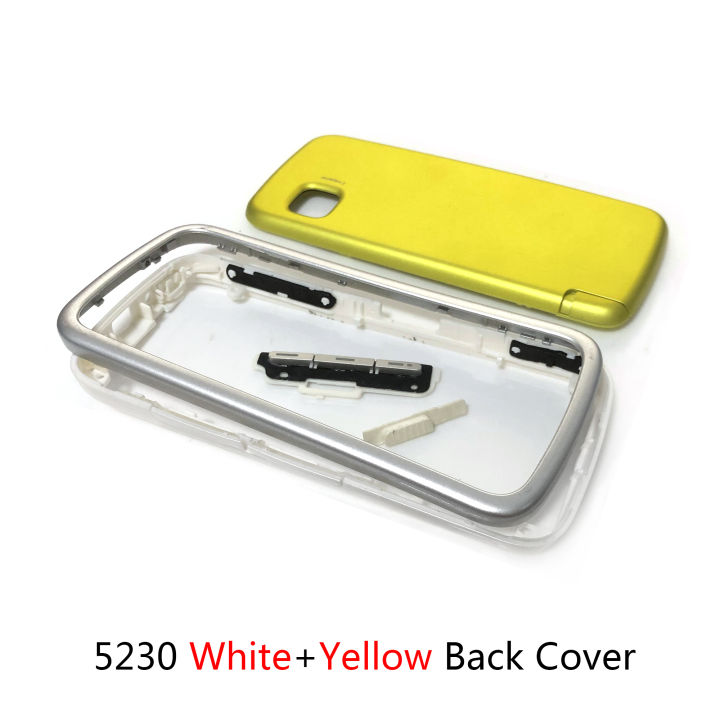 【The hottest this year】Complete front cover 5230 5800 keyboard For Nokia 5230 5800 C5-03 C7 battery back cover housing case Keypad High quality