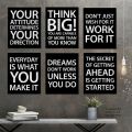 Pack of 10 Motivational Quotes Photo Cards A4 Size Customizable High Resolution Print. 