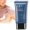 Men Face Body UV Isolation Refreshing Sunscreen Cream Moisturizing Sunblock SPF35 40g. 