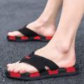 Fashion 2021 New Summer Flip-Flops Men's Slippers Trend Foam Net Red Boys Tide Brand Men's Sandals Support Shoes. 