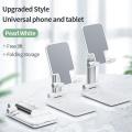 Folding Desktop Phone Stand for CellPhone Adjustable for Table | Portable Universal Desktop Table Mobile Holder for Wireless Charging |  Multi Angle Desk Small Fordable  DESKTOP. 