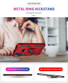 Lereach For Motorola Moto One Fusion Plus / One Fusion+ Mobile Phone Case TPU Hard Ring Car Ring Bracket Shockproof Back Cover. 