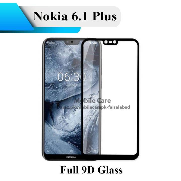 Nokia%206.1%20Plus%20Full%209D%20Glass%20Edge%20to%20Edge%20Full%20Glue%20Tempered%20Glass%20Screen%20Protector%20-%20Image%202