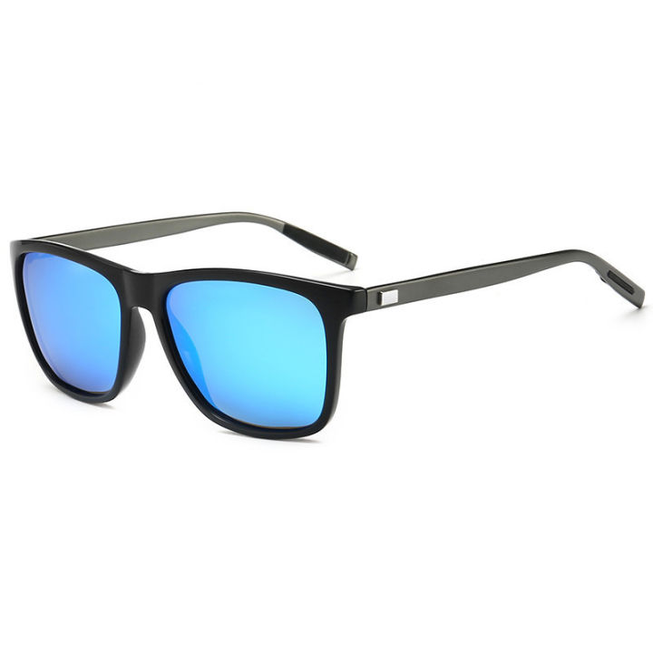Class Square olarized Sunglasses en igh Quality etal Sun lasses ale Fashion or Anti lare riing Shades