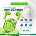 Airpods i12 TWS True Wireless Stereo Headset Dual Earbuds With PowerBank Ultra Auto Connectivity Portable Bluetooth Version 5.0 Handsfree Earphones With Deep Bass.. 