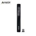 A4Tech LP-15 Laser Pen - 2.4G Wireless - Wireless Laser Presenter - Presentation Remote - Laser Pointer - Powerpoint Slide Changer -(Black). 