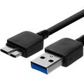 USB 3.0 Super Speed 5 Gbps Type Micro B Male Cable Hard Drives. 