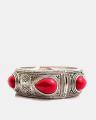 Silver Plated Traditional Coloured Bangle. 