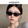 MATEYOYO Women’s Foldable Sunglasses Retro Cat’s Eye Sunglasses Narrow Frame Fashion Summer Sunglasses UV400 Protection Polarized Sunglasses Eyes Protection Eyewear Sun Glasses For Women. 