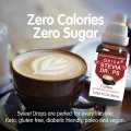 Oriza Stevia Coffee Pure Liquid Drops - 60 ml Keto for Sugar. 