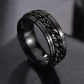 Stainless Steel Spinner Chain Ring For Men and Boys. 