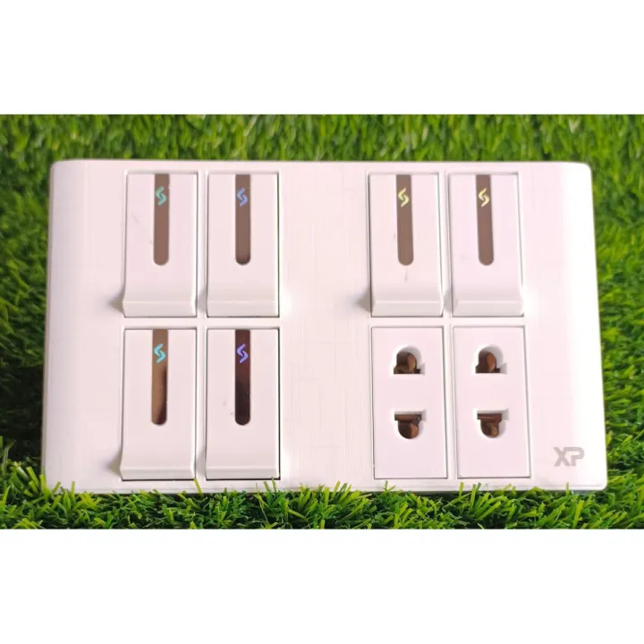 6 Switches+2 Sockets Electric China Fitting Sheet China Switch Board ...