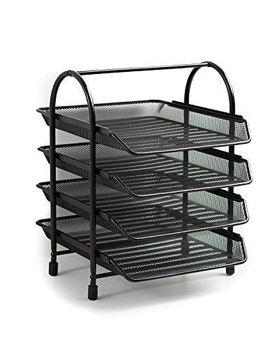 Office%204%20Tier%20Heavy%20Duty%20Metal%20Desktop%20Letter%20Tray%20File%20Organizer%20Sorter%20Desk%20Document%20Organizer%20Shelf%20Tray%20Magazine%20Holder%20Paper%20File%20Newspaper%20Organizer%20Tray%20-%20Black%20-%20Image%204