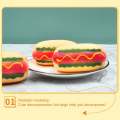Hotdog Squishy Mesh Ball Squishy Sensory Stress Reliever Toy Autism Squeeze Pop it Anti Stress. 