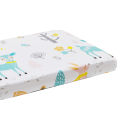 Soft Breathable Cotton Baby Bed Sheet Crib Cover with Elastic Band Home Decor. 