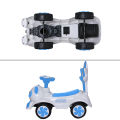 Little Star Cute Panda Face Ride on Car with Under Seat Storage, Push Car For Toddlers with Melody Horn & Flash Light Steering, Baby Cartoon Car Four Wheel Buggy Suitable for 1 year and above children for both Outdoor & Indoor Fun Play & Development. 