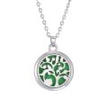DIY Aromatherapy Necklace Open Locket Jewelry Perfume Essential Oil Diffuser Pendant Magnetic Stainless Steel Aroma Box Necklace. 