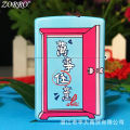 ZORRO Zoro Pepsi Pokonyan Kerosene Lighter Brass Color Printing Flip Anime Personality Creative Wholesale Card. 