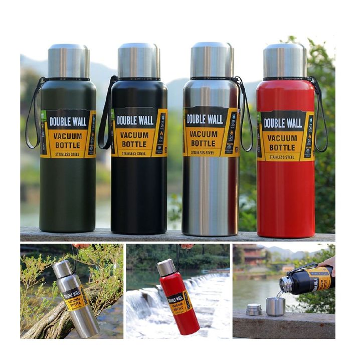 vaccume water bottle 1000ml in Pakistan