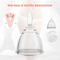 Menstrual Cup Pink and White Color Large & Small  for women best quality Menstrual cup period Medically approved for Menses 100% medical grade quality. 
