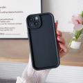 Solid Color Mobile Phone Case Suitable for IPhone 16/15/14/13/12/11promax Simple Fine Hole Anti-fall Mobile Phone Case. 