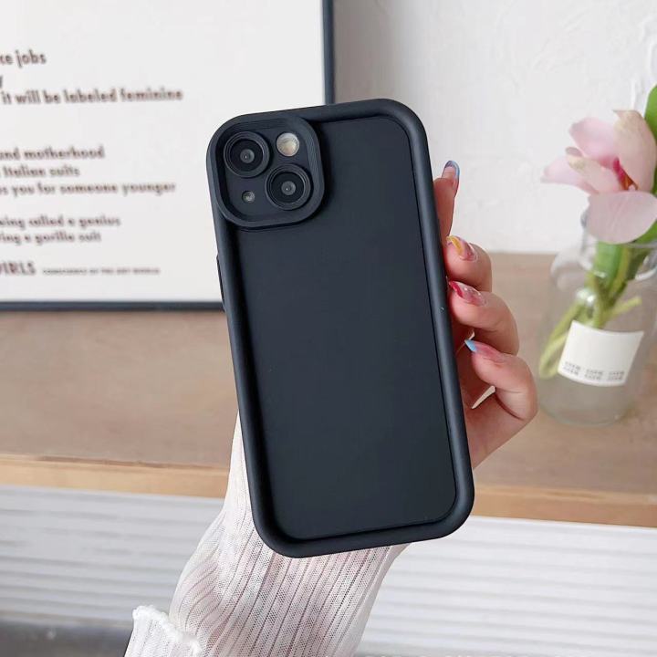 Solid%20Color%20Mobile%20Phone%20Case%20Suitable%20for%20IPhone%2016/15/14/13/12/11promax%20Simple%20Fine%20Hole%20Anti-fall%20Mobile%20Phone%20Case%20-%20Image%204