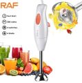 RAF Hand Blender Mixer 800W Chopper Mixer Bowl Egg Whisk & Beaker -Coffee Beater -Egg Beater Machine For cake - Meat Chopper | Stainless Steel Hand Blender with 4 Blades | 2 Speed Levels | Ice Crushing,Smoothies,Powerful & Durable Home & Kitchen Appliance. 