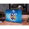 Sonic Animated Cartoon Laptop back cover / skin /Laptop Protector /Laptop Cover/ sticker for girls / boys - Vinyl Sticker Decal - For All Laptops - Sizes 13 13.3 14.6 15 15.4 15.6 inches Laptop ,Digital Delights. 