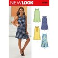 New Look Pattern 6263 Misses' A- Line Dress US 8-18. 