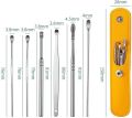 Ear Cleaner Earwax Removal Kit: Ear Wax Removal - Ear Cleaner with 6 Pcs Ear Set - Earwax Remover Tool - Ear Cleaning Kit for Adults with Storage Bag (Yellow). 