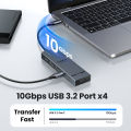 UGREEN 6-in-1 USB C Hub with 4K 60Hz HDMI, 100W PD Charging, 10Gbps USB 3.2 Ports - Multi-Port Adapter for MacBook Pro/Air, iPad, Windows Laptops & Android Phones. 