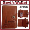 Ready Stock Bovi's Hot Best Selling Men Wallet and Card Holder Premium Product Real Brown Color. 