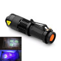 UV Flashlight Torch Light Blacklight Lamp AA Battery Powered for Marker Checker. 