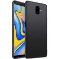 Samsung Galaxy J5 Pro / J6 / J6 Plus / J7 Max / J7 Prime / J7 Pro Soft Silicon Matte Black Back Cover Case Airbag Antishock With Camera Protection Bump. 
