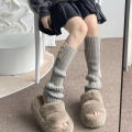 Gothic Lolita Winter Leg Warmers Sock Socks Gyaru Knit Socks Fluffy Goth Legs Warm Sock for Gothic Style Legging. 