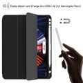 Ipad PRO 13" 2024 Smart Tablet Case 11" with Stylus Pen Slot for  or iPad Pro 13 Inch (M4) 2024 7th Generation A2925 / A2926. 