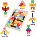 Big Tetris Wooden Puzzle Board Dimensions: 26.5 x 18 cm. 