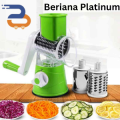 3 in 1 Manual Vegetable Slicer Stainless Steel Manual Vegetable Cutter Slicer Round Slicer Potato Cheese Chopper Blades Multifunctional Kitchen Gadgets Cutting Machine Manual Tabletop Drum Cheese Grater - Potato Slicer - 3 in 1 Slicer - Kadokash. 