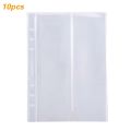 【NEW】 Transparent A5 Frosted Binder Shell For 6-Ring Notebook Binders Files Reports Storage Organizer Clear Loose Leaf Pouch. 