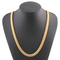 Fashion Punk Hip Pop Rock Kpop Rapper Unisex Copper Snake Chain Necklace Jewelry. 