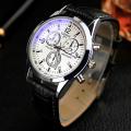 Yazole 271 Luminous Men Watch Business Casual Waterproof Quartz Watches for Man. 