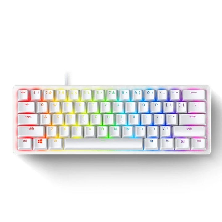 Razer Huntsman Mini 60% Gaming Keyboard Open Box condition: Fast Keyboard Switches - Clicky Optical Switches - Chroma RGB Lighting - PBT Keycaps - Onboard Memory - Classic Black