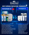 PENTAPURE NEW 2024 MODEL 8 STAGE 100GPD WATER PURIFIER REVERSE OSMOSIS RO PLANT HOME RO WATER FILTER. 