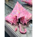 Small Kids Cartoon Umbrella - Multi color (Random Shape/Design length 22 inch 17 inchs from mid to Sides). 