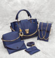 Hand bags for girls pack of 5 piece set with long strap. 