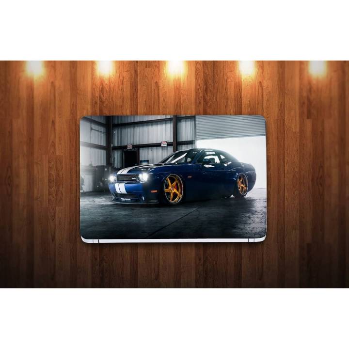 dodge dodge charger blue car 2019 srt hellcat laptop Skin Sticker Cover Art Decal Protector